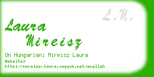 laura mireisz business card